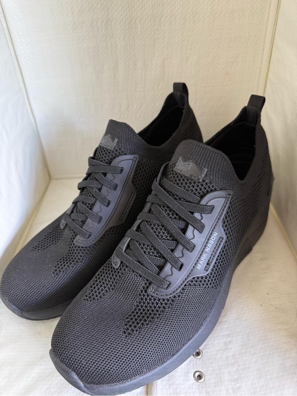 Skechers Women’s Black Slip-On Knit Athletic Sneakers
